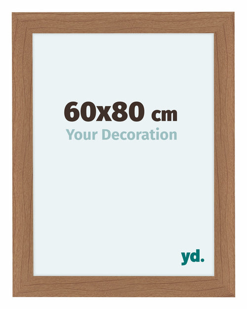 Como MDF Photo Frame 60x80cm Walnut Light Front Size | Yourdecoration.co.uk