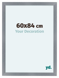 Como MDF Photo Frame 60x84cm Aluminium Brushed Front Size | Yourdecoration.co.uk