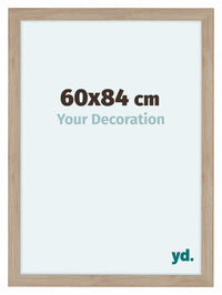 Como MDF Photo Frame 60x84cm Oak Light Front Size | Yourdecoration.co.uk