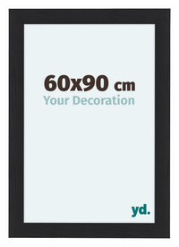 Como MDF Photo Frame 60x90cm Black Woodgrain Front Size | Yourdecoration.co.uk