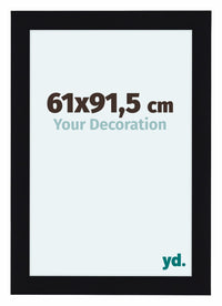 Como MDF Photo Frame 61x91 5cm Black High Gloss Front Size | Yourdecoration.co.uk