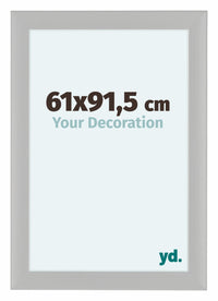 Como MDF Photo Frame 61x91 5cm White Woodgrain Front Size | Yourdecoration.co.uk