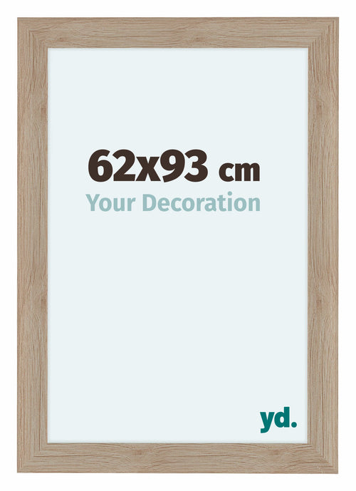Como MDF Photo Frame 62x93cm Oak Light Front Size | Yourdecoration.co.uk