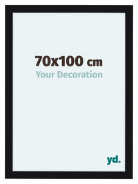 Como MDF Photo Frame 70x100cm Black High Gloss Front Size | Yourdecoration.co.uk