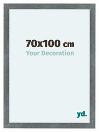 Como MDF Photo Frame 70x100cm Iron Swept Front Size | Yourdecoration.co.uk