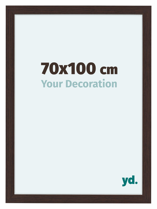 Como MDF Photo Frame 70x100cm Oak Dark Front Size | Yourdecoration.co.uk