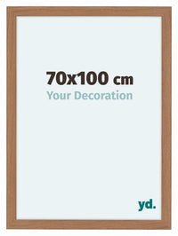 Como MDF Photo Frame 70x100cm Walnut Light Front Size | Yourdecoration.co.uk