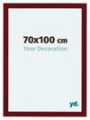Como MDF Photo Frame 70x100cm Wine Red Swept Front Size | Yourdecoration.co.uk
