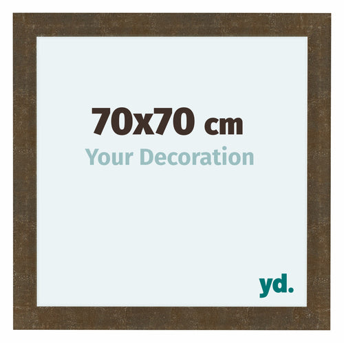 Como MDF Photo Frame 70x70cm Gold Antique Front Size | Yourdecoration.co.uk