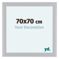 Como MDF Photo Frame 70x70cm White High Gloss Front Size | Yourdecoration.co.uk