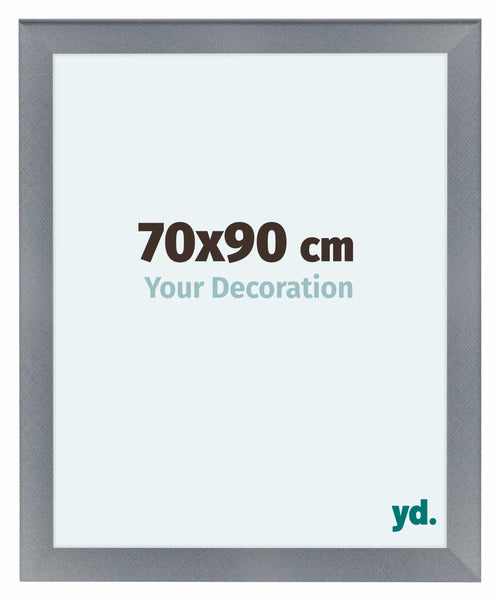 Como MDF Photo Frame 70x90cm Aluminium Brushed Front Size | Yourdecoration.co.uk