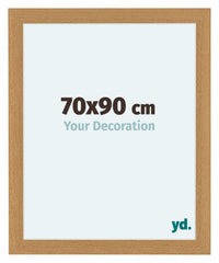 Como MDF Photo Frame 70x90cm Beech Front Size | Yourdecoration.co.uk
