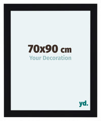 Como MDF Photo Frame 70x90cm Black High Gloss Front Size | Yourdecoration.co.uk
