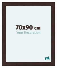 Como MDF Photo Frame 70x90cm Oak Dark Front Size | Yourdecoration.co.uk