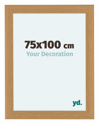 Como MDF Photo Frame 75x100cm Beech Front Size | Yourdecoration.co.uk