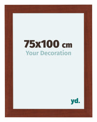 Como MDF Photo Frame 75x100cm Cherry Front Size | Yourdecoration.co.uk