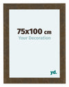 Como MDF Photo Frame 75x100cm Gold Antique Front Size | Yourdecoration.co.uk