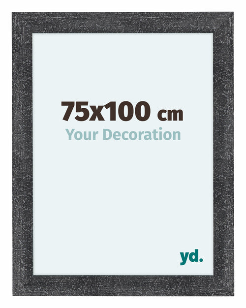 Como MDF Photo Frame 75x100cm Gray Swept Front Size | Yourdecoration.co.uk