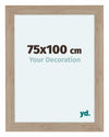 Como MDF Photo Frame 75x100cm Oak Light Front Size | Yourdecoration.co.uk