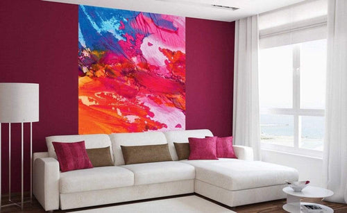 Dimex Abstract Painting Wall Mural 150x250cm 2 Panels Ambiance | Yourdecoration.co.uk