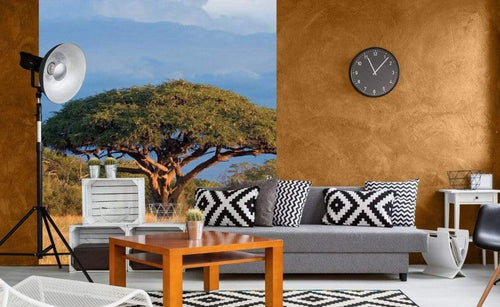 Dimex Acacia Tree Wall Mural 225x250cm 3 Panels Ambiance | Yourdecoration.co.uk