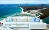 Dimex Aerial View of Beach Wall Mural 375x250cm 5 Panels Ambiance | Yourdecoration.co.uk