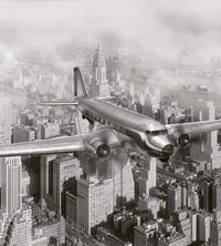 Dimex Airplane Wall Mural 225x250cm 3 Panels | Yourdecoration.co.uk