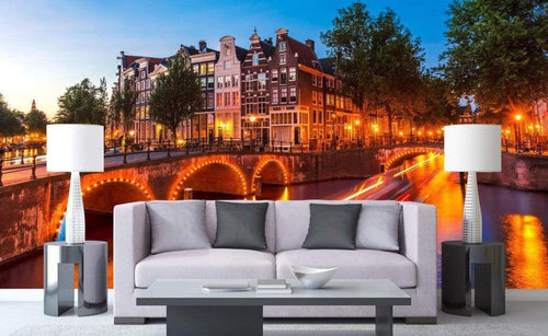 Dimex Amsterdam Wall Mural 375x250cm 5 Panels Ambiance | Yourdecoration.co.uk