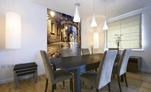 Dimex Ancient Street Wall Mural 150x250cm 2 Panels Ambiance | Yourdecoration.co.uk