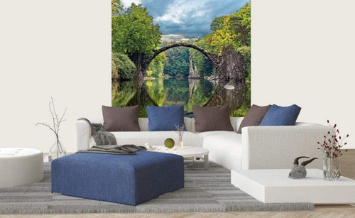 Dimex Arch Bridge Wall Mural 225x250cm 3 Panels Ambiance | Yourdecoration.co.uk