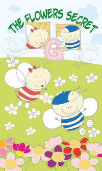 Dimex Baby Bees Wall Mural 150x250cm 2 Panels | Yourdecoration.co.uk