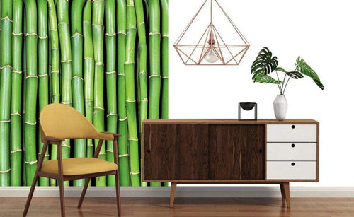 Dimex Bamboo Wall Mural 225x250cm 3 Panels Ambiance | Yourdecoration.co.uk