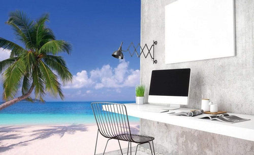 Dimex Beach Wall Mural 225x250cm 3 Panels Ambiance | Yourdecoration.co.uk