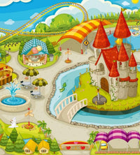 Dimex Beautiful Park Wall Mural 225x250cm 3 Panels | Yourdecoration.co.uk