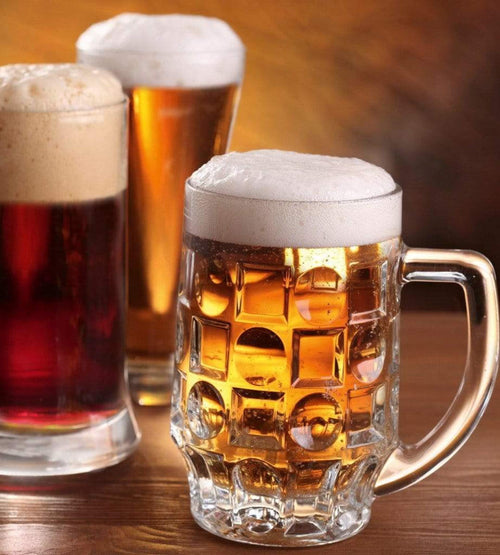 Dimex Beer Mugs Wall Mural 225x250cm 3 Panels | Yourdecoration.co.uk