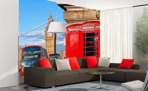 Dimex Big Ben Wall Mural 150x250cm 2 Panels Ambiance | Yourdecoration.co.uk