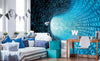 Dimex Binary Stream Wall Mural 375x250cm 5 Panels Ambiance | Yourdecoration.co.uk