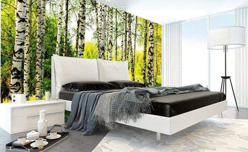 Dimex Birch Forest Wall Mural 375x250cm 5 Panels Ambiance | Yourdecoration.co.uk