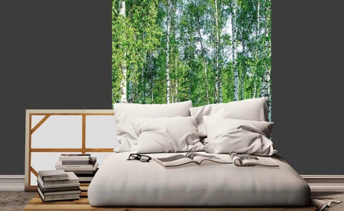 Dimex Birch Grow Wall Mural 225x250cm 3 Panels Ambiance | Yourdecoration.co.uk