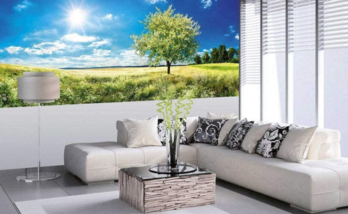 Dimex Blossom Tree Wall Mural 375x150cm 5 Panels Ambiance | Yourdecoration.co.uk