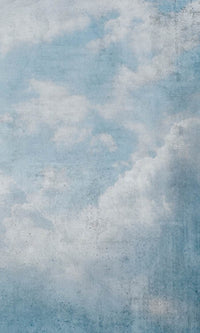 Dimex Blue Clouds Abstract Wall Mural 150x250cm 2 Panels | Yourdecoration.co.uk
