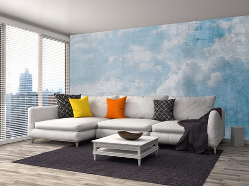 Dimex Blue Clouds Abstract Wall Mural 375x250cm 5 Panels Ambiance | Yourdecoration.co.uk