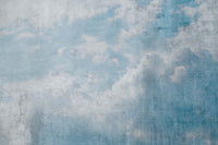 Dimex Blue Clouds Abstract Wall Mural 375x250cm 5 Panels | Yourdecoration.co.uk