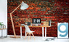 Dimex Brick Wall Wall Mural 375x250cm 5 Panels Ambiance | Yourdecoration.co.uk