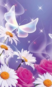 Dimex Butterfly Wall Mural 150x250cm 2 Panels | Yourdecoration.co.uk