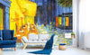 Dimex Cafe Terrace Wall Mural 375x250cm 5 Panels Ambiance | Yourdecoration.co.uk