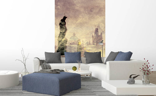 Dimex Charles Bridge Abstract I Wall Mural 150x250cm 2 Panels Ambiance | Yourdecoration.co.uk