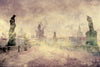 Dimex Charles Bridge Abstract I Wall Mural 375x250cm 5 Panels | Yourdecoration.co.uk