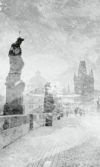 Dimex Charles Bridge Abstract II Wall Mural 150x250cm 2 Panels | Yourdecoration.co.uk
