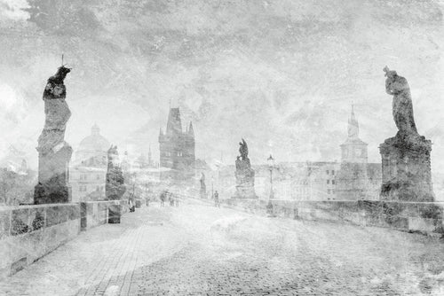 Dimex Charles Bridge Abstract II Wall Mural 375x250cm 5 Panels | Yourdecoration.co.uk